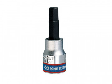 Насадка (бита) торцевая 3/8&quot, HEX, 10 мм, L = 50 мм KING TONY 302510