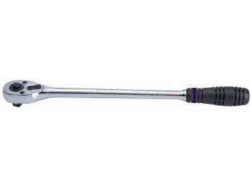 Трещотка 1/2&quot, 375 мм, 32 зубца, флажковая с кнопкой KING TONY 4762-15G
