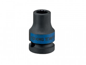 Головка торцевая ударная двенадцатигранная 1/2&quot, 10 мм KING TONY 453010M
