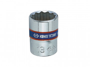 Головка торцевая стандартная двенадцатигранная 1/4&quot, 10 мм KING TONY 233010M