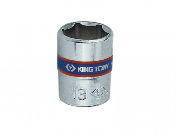 Головка торцевая стандартная шестигранная 1/4&quot, 13 мм KING TONY 233513M