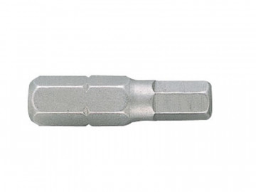 Вставка (бита) торцевая 1/4&quot, HEX, 7 мм, L = 25 мм KING TONY 102507H