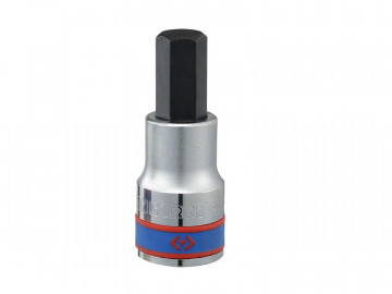 Насадка (бита) торцевая 1/2&quot, HEX, 4 мм, L = 60 мм KING TONY 402504