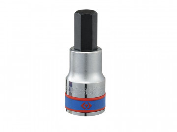 Насадка (бита) торцевая 1/2&quot, HEX, 17 мм, L = 60 мм KING TONY 402517