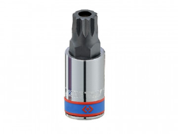 Насадка (бита) торцевая 1/2&quot, SPLINE, M16, L = 66 мм, с отверстием KING TONY 402B16