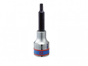 Насадка (бита) торцевая 1/2&quot, TORX, T25, L = 80 мм, с отверстием KING TONY 403725