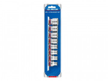 Набор торцевых головок 1/2&quot, двенадцатигранные, 3/8&quot-7/8&quot, 8 предметов KING TONY 4010SR