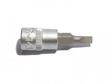 Короткая торцевая вставка с битой 1/4 SL4 Станкоимпорт CS-14.12.SL4